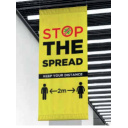 Image of Stop The Spread Hanging Banner