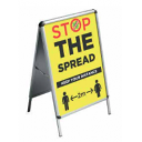 Image of Stop The Spread - A-Frame Sign