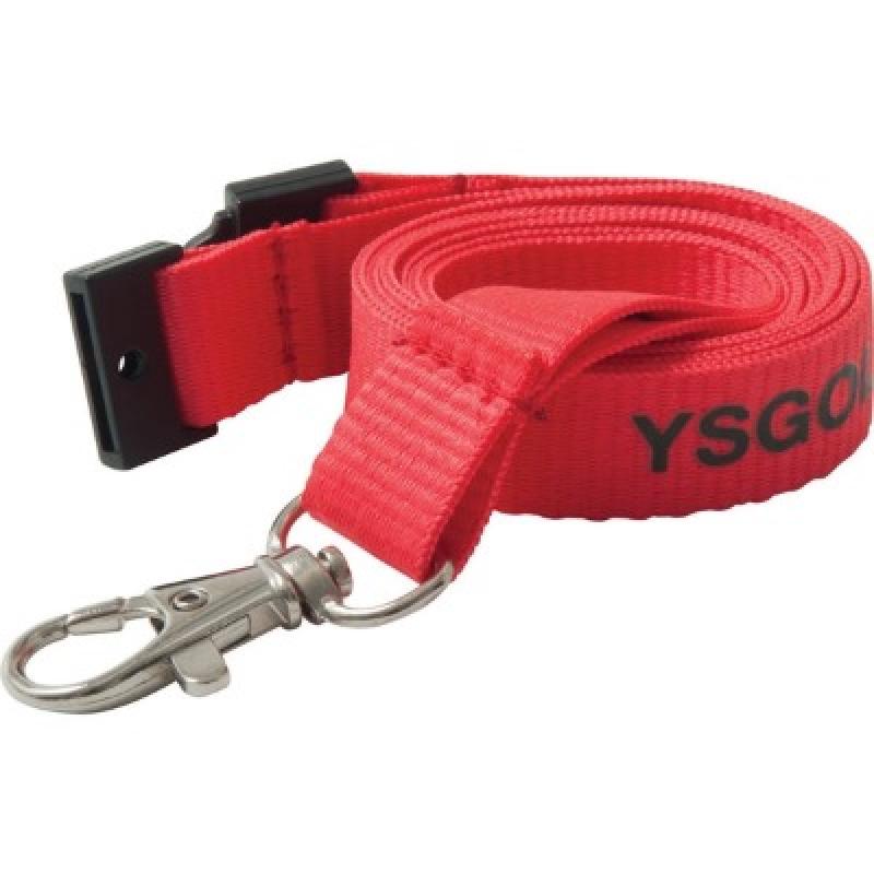 Image of Custom Flat Polyester Lanyard - 15mm