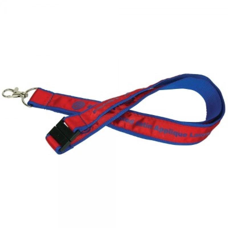 Image of Custom Woven Applique Lanyard - 20mm